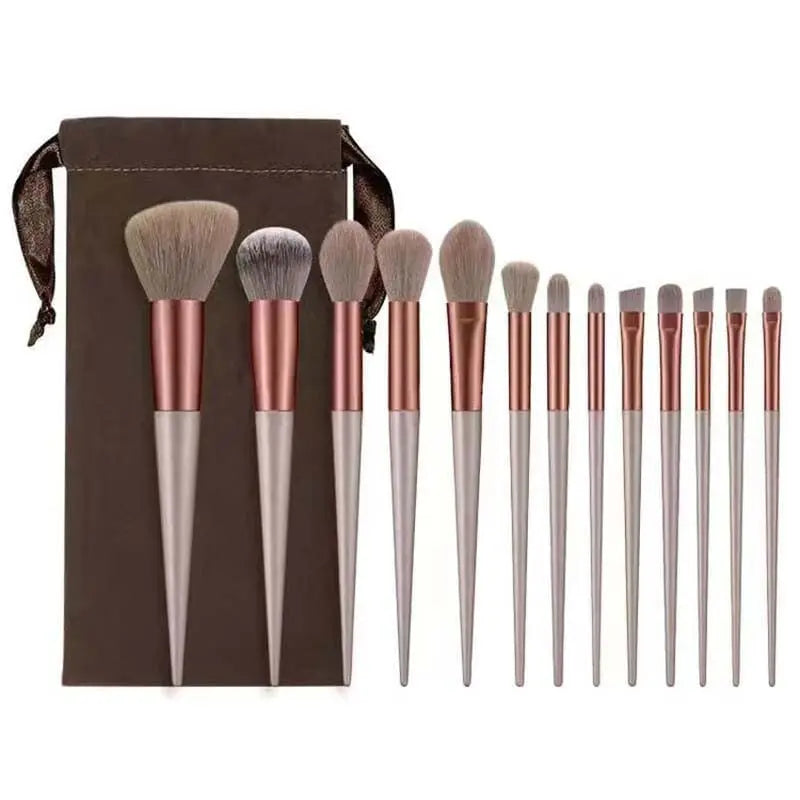 Kit Completo para maquiagem com pincéis, esponjas e blush!